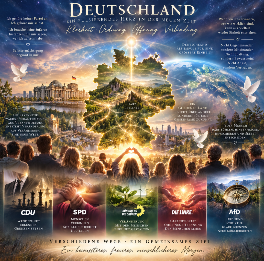 Mein energetischer Blick auf Deutschland und seine politischen Felder