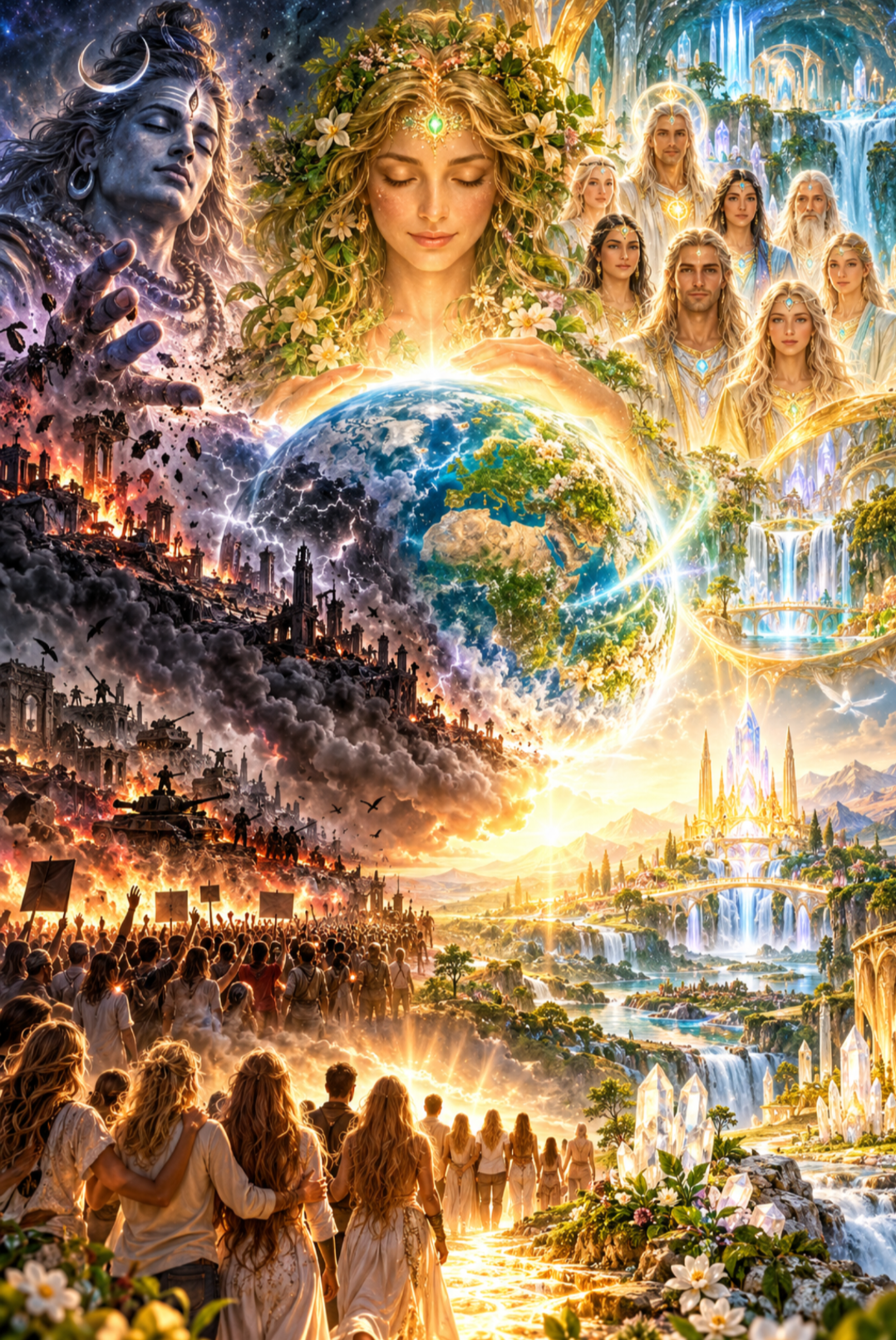 BOTSCHAFT VON MUTTER ERDE,DEM VOLK AGARTHA AUS INNERERDE UND MEIN PERSÖNLICHER ZUKUNFTSBLICK BIS 2033